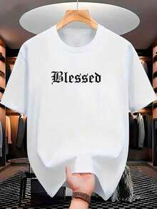 Unisex Streetwear T-Shirt, 100% Cotton, Angel Print (), Premium Casual Style, Spring/Summer - trắng - Xem 3