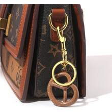 Cute Cookie Bag Charm Keychain For Women, Fashion Handbag Charm Accessory - Key Chain Jewelry Gifts - Vàng - Xem 6