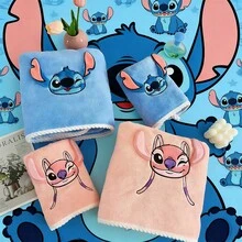 1pc/2pcs Set Stitch Towel Set, Stitch Bath Towel Set, Angel Bath Towel Set, Cute Stitch Bath Towel Set, Embroidered Stitch Towel, Super Soft Bath Towel Set, Gentle Skin-Friendly Bath Towel, Super Absorbent Quick-Dry Bath Towel - Multicolor - View 4