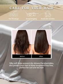 3pcs Silky Satin Bed Sheets, Soft & Breathable, Wrinkle-Resistant, Luxurious Hotel Style, Ideal Gift For Parents & Friends, Available In Multiple Colors & Sizes, Suitable For Twin, Full, Queen, King Beds - Silver - View 5