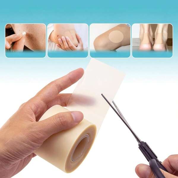 Rollo de hidrocoloide para el cuidado de cicatrices, parches de hidrocoloide con cama autoadhesiva