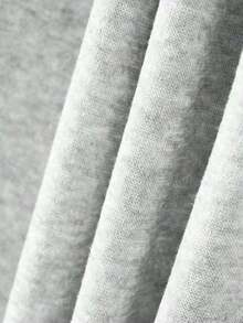 2026 Unisex Casual "PARKE" Letter Print Loose Pullover Sweatshirt, Encountering Lazy Fashion.Casual Daily Wear,Winter Clothes For Women,Clothes,Hoodie,Tops,Spring Break,Long Sleeve Tops Women - Màu Xám nhạt - Xem 5