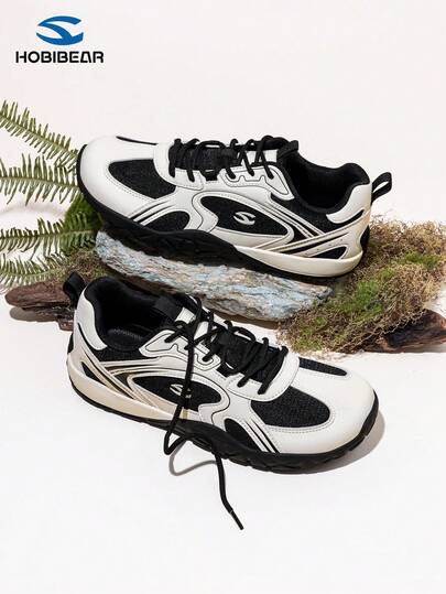 HOBIBEAR 1 Pair Unisex Breathable Mesh Sports Shoes, Wide Width Walking Shoes, Zero Drop Minimalist Training Shoes, Hiking Outdoor Shoes