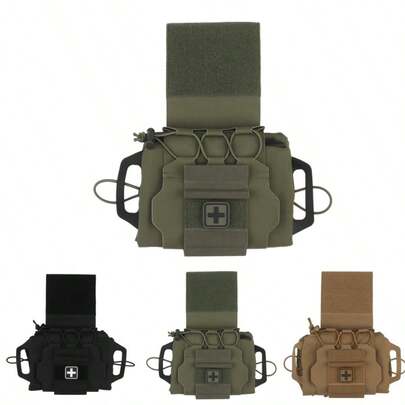 1PC Rapid/Quick Deploy First Aid Kit Pack Tactical IFAK Pouch Two Pieces System Med Roll Carrier Hypalon Handle Outdoor Sport Bag