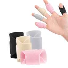 5pcs Finger Sleeves, Elastic & Breathable, Multiple Colors Available, Provide Thumb Support & Pressure Protection, Unisex, For Finger Warmth, Sports & Hand Care, 2/5pcs Random Colors - Multicolor - View 10