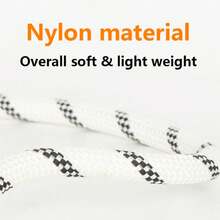 Cuerda de escalada en roca de 1m, cuerda de rapero estática para exteriores de 10,5/12/14mm para rescate de incendios, Escape de , escalada en árboles para deportes al aire libre FQIB - 12 mm azul - Ver 4