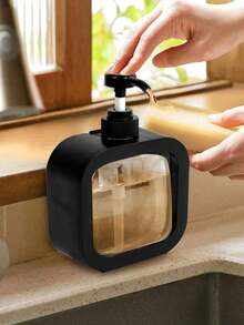 300ml Large Capacity Refillable Soap Dispenser Bottle, Reusable Bathroom Shower Gel Dispenser, Multi-Functional Cosmetic Storage Bottle, Empty Bottle, Lotion Bottle, Pump Bottle, Reusable Empty Bottle, Kitchen Dishwashing Liquid Dispenser Bottle, Shampoo Dispenser Bottle, Foaming Bottle, Foam Bottle, Dispenser Bottle, Lotion Bottle, Pump Foaming Bottle - Multicolor - View 12