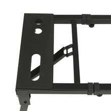 gladney Soporte plegable para teclado de alta resistencia con capacidad de carga de 150 kg, altura de 65-82 cm, ancho de 71.5-107.5 cm, pies antideslizantes, acolchado de EVA, perillas de extracción rápida, transporte compacto - Negro - Ver 9