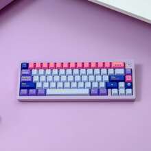 [Đóng hộp] Bộ keycap đầy đủ Aifei Original High PBT in chuyển nhiệt hình cô gái pixel - Chủ đề Cô gái Pixel - Xem 6