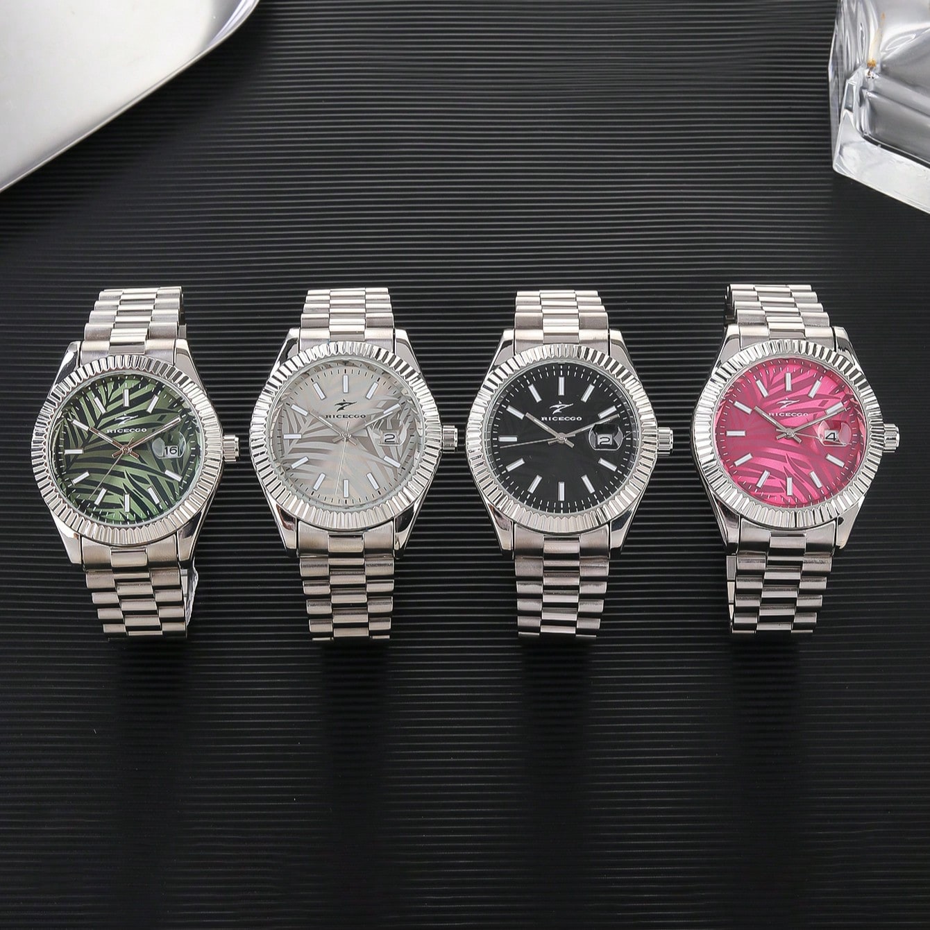 1pc Men's Comfortable Business Watch, With High-Quality Stainless Steel Band, Perfect Blend Of Business And Casual Style Fashion Accessory