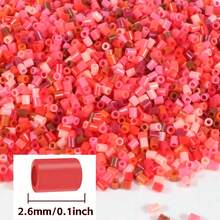 1100 hạt nhựa nhỏ 2.6mm hình ghép pixel, hạt sắt nung chảy, hạt trang trí thủ công chất lượng cao, tự làm đồ thủ công. - Đậu - Xem 8