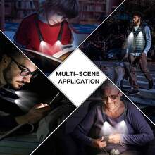 LED阅读灯，适合在床上阅读的台灯，亮度可调，3种颜色可选，可弯曲灯臂，三档亮度调节（低/中/高），三种色温切换（暖黄/暖白/冷白） - 多款式 - 查看 5