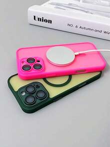 Magnetic Luxury Matte Translucent Armor Shockproof Case Compatible With IPhone 16 15 14 13 12 11 Pro Max For Magsafe Wireless Charge Cover Waterproof Anti-Fall Scratch Resistant - Dùng thử miễn phí - Xem 8