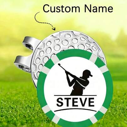 Marcador de bola de golf magnético personalizado con clip de gorra, marcador de bola de golf, regalos de fin de semana de golf para niñas, regalo de golf, marcador de bola personalizado, regalo de golf personalizado, regalo para amantes del golf, regalos de equipo de golf, clips magnéticos para marcadores de bola de golf, divertidos marcadores de bola de golf con clip magnético, clips de gorra de marcadores de bola de golf para regalos de golfistas hombres y mujeres, regalos para hombres, regalos para mujeres, regalo del Día de San Valentín, regalos ideales para él para el Día de San Valentín