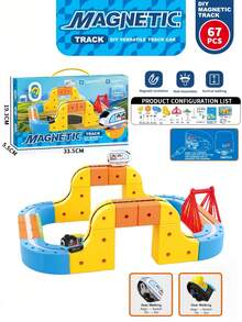 儿童电动火车套装,67/83/131/160块3D DIY轨道搭建套件,包含火车和交通标志,STEM汽车玩具套装,适合3-8岁男孩女孩,生日礼物,托马斯和朋友火车,蒙特梭利玩具,火车,汽车,积木套装,圣诞礼物,男友礼物,积木,情人节礼物,男孩玩具,儿童玩具,恐龙 - QYL軌道車 - 查看 14