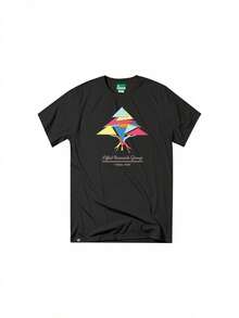 2026Summer LRG Ins Trendys Cotton T-Shirt High-Quality Y2K Men's And Women's Round-Neck Tops  купальные плавки для женщин2 - 黑色 - 查看 1