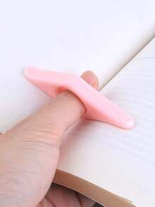 1个亚克力拇指书夹，按压式书页固定器，适用于阅读、学习用品、返校季 - 單件 - 查看 10