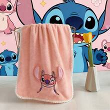 1pc/2pcs Set Stitch Towel Set, Stitch Bath Towel Set, Angel Bath Towel Set, Cute Stitch Bath Towel Set, Embroidered Stitch Towel, Super Soft Bath Towel Set, Gentle Skin-Friendly Bath Towel, Super Absorbent Quick-Dry Bath Towel - Multicolor - View 6
