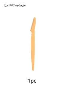 40/20件套咖啡色眉毛修剪器和剃须刀套装,眉毛修剪器和剃须刀,去角质和脱毛工具,身体脱毛修剪器和面部及眉毛剃须刀套装,长柄刀片配有精密保护盖,适合女性旅行时修眉,赠品,旅行,平价好物,旅行必备 - 黃色 - 查看 13