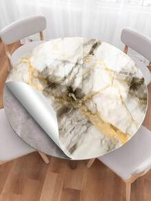 金色大理石纹自粘墙纸，防水自粘大理石纹理壁纸，适用于厨房、浴室、桌面、墙面，可移除且可重复使用 - 金石 - 查看 6