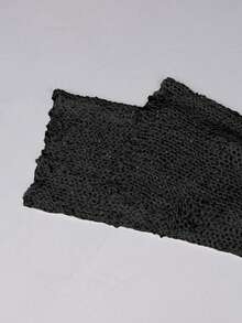 Áo khoác ngoài tay dài dáng rộng Yuwenier Sexy Hollow Out Sheer Sequin Embellished Crochet Cover-Up Bating Long Sleeve Loose Fit Sweater Tops Rave Party For Women Black - màu đen - Xem 10