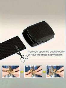 Versatile Casual Men's Belt, Suitable For Various Occasions, Fits Pants - Multicolor - View 6