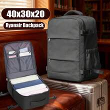 Túi xách tay/balo du lịch kích thước 40x25x20cm, vừa laptop 14 inch, balo đi làm nhẹ, túi đựng máy tính thời trang, hành lý công tác ngắn ngày, màu trơn unisex, balo du lịch/kéo/ba lô máy bay được chấp thuận, balo đựng laptop, quà tặng cho nam và nữ. - Màu be - Xem 10