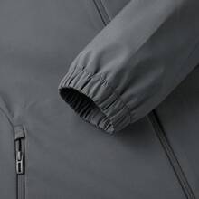 Adidas 2026 New Unisex Casual Hooded Jacket - Dark Grey - View 6