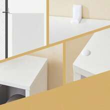 Kids Bookcase, Bookshelf With 5 Compartments, Storage Shelf - Cloud White - View 4