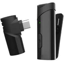 OISE ART STORE Microfono Wireless Senza Fili 2,4ghz Porta Usb C Smartphone Pc Con Clip Q-hw66a - - Multicolore - Visualizzare 2