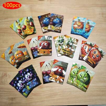 100Pcs Resealable Z…
