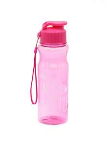 大容量彩色透明翻盖水瓶，便携式冷水瓶，方便旅行 - 彩色 - 查看 14