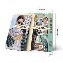 92张双面照片卡，韩国明星周边LOMO卡，艺人收藏品，粉丝礼物，生日礼物套装 - 彩色 - 查看 6
