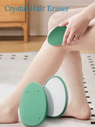 1pc Reusable Crystal Depilator, Suitable For Women And Men, Painless Exfoliating Epilation Tool, Magical Depilation Device For Back, Arms And Legs