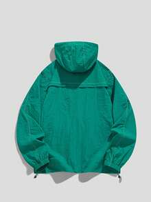 女士轻薄冰丝外套，轻薄亲肤，适合夏季度假、旅行、户外运动、徒步、钓鱼，速干连帽衫 - 綠色 - 查看 7