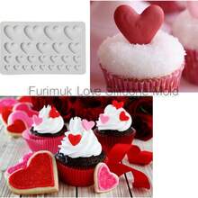 Valentine's Day Silicone Mold Set - Heart And Rectangle Shapes, Suitable For DIY Candles/Soaps/Craft Decorations - Multicolor - View 3