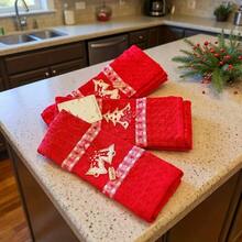 Hand Towels - Christmas Candle - View 9