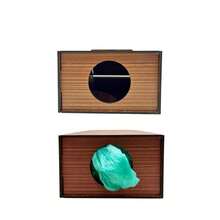 MDF Wall-Mounted Bag Holder – Organized And Modern Kitchen - màu đen - Xem 6