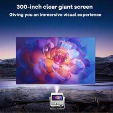 2026 New A10PRO Home Theater, Android Projector, Home Projector, High Definition Projector, Smart Home, Touch Projector, Native 1080P, Supports 4K. Wifi 6/5G, APP Function, Suitable For Office And Home Events. Perfect Birthday Gift, Home/Cinema Projector. - White - View 6