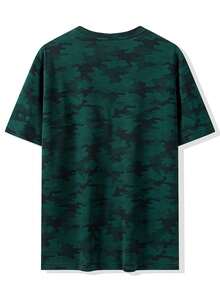 3件装男士凉感短袖T恤（黑色+藏青色+深绿色） - 黑色 - 查看 6