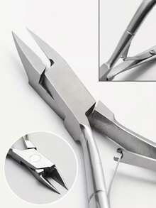 Straight Edge Stainless Steel Nail Clipper | Classic Manicure & Pedicure Tool, Anti-Ingrown Design, Ideal For Salons And Home Use - Multicolor - View 5