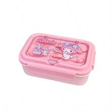 SANRIO Bộ hộp cơm trưa hoạt hình cỡ lớn có bản quyền của , kèm sticker tự dán, hộp cơm  dễ thương dùng được trong lò vi sóng - Hộp cơm đáng yêu, quà tặng sinh nhật, ngày Valentine, đám cưới, phụ kiện du lịch. - Nhiều màu - Xem 14