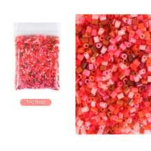 1100 hạt nhựa nhỏ 2.6mm hình ghép pixel, hạt sắt nung chảy, hạt trang trí thủ công chất lượng cao, tự làm đồ thủ công. - Đậu - Xem 14
