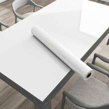 Bright White Self-Adhesive Wallpaper - Waterproof Vinyl Material, Suitable For Kitchen, Bathroom And Home Decoration, Can Be Used For Room Decoration, Home Decoration, Wall Decoration, Bathroom Decoration, Bedroom Decoration, Living Room Decoration, House Decoration, Home Decoration, Living Room Wallpaper, Wall Stickers, Wall Art Wallpaper, Wall Decals, Etc. - White - View 14