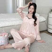 Women Lounge Sets - Rose Pink - View 5