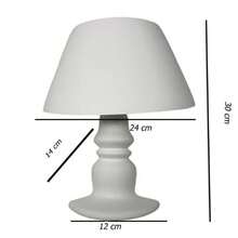 OISE ART STORE Applique In Gesso A Forma Lume A Parete Verniciabile Lumetto Attacco E14 Gs-e84 - - Multicolore - Visualizzare 3