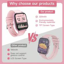 SIMSONLAB 2026 NEW 1.83-Inch HD Full Touch Screen Smart Watch For Kids & Teens, Phone Dialing/Receiving, Pedometer, Calorie Counting, Multiple Sports Modes, Message Reminder & Incoming Call Reminder, Multi-Function Smart Watch, Sporty Smart Watch Best Holiday Gifts For Boys And Girls - Multicolor - View 6