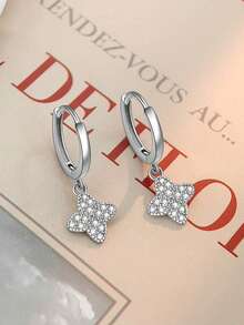 Joyería de piercing de ombligo de plata esterlina S925 con circonita cúbica - soltero - Ver 6