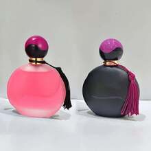 1.7盎司迪拜中东风情持久果香花香香水，蕴含柠檬草、香草、麝香、茉莉等香调，优雅黑色瓶身，适合约会、工作、日常、派对、送父母、情侣或自用（产品图片仅展示背面） - 多味道 - 查看 6