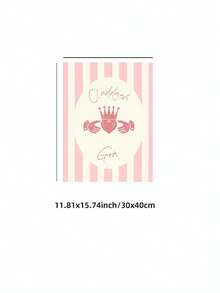 1 pieza Anillo irlandés sin marco "Gra" Póster de arte de pared de rayas rosas de Irlanda moderna Impresión en lienzo para decoración de habitación, esenciales de dormitorio, regalo de cumpleaños y decoración de fiesta, decoración de dormitorio con tema celta vintage, decoración de habitación estética, impresiones para pared, artículos esenciales para dormitorio universitario, decoración del hogar dormitorio, regalo de herencia irlandesa, idea de decoración de pared única, arte cultural minimalista. - Dibujos animados - Ver 10